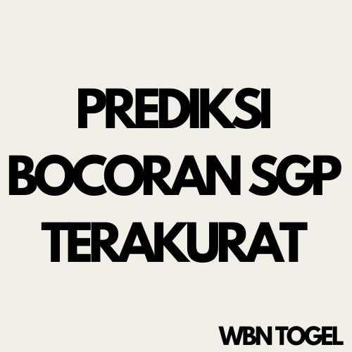 Dapatkan prediksi akurat Prediksi SGP, bocoran SGP pusat, dan kode syair Singapura hari ini. Gunakan prediksi jitu dari WBN Togel disini. Prediksi SGP: Bocoran SGP Pusat, Kode Syair Singapura Hari Ini